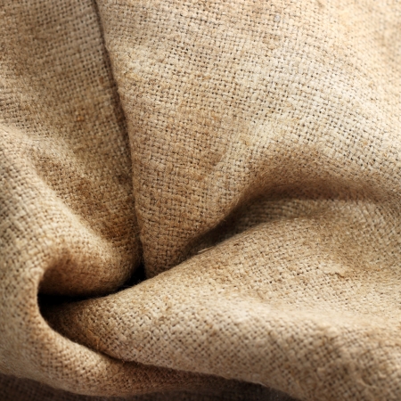 Burlap textile textureの写真素材