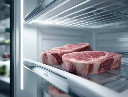 female hand holding a paper cup of coffee on the background of the cityの素材