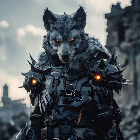 3D Illustration of a cosplay hero from the movie.の素材