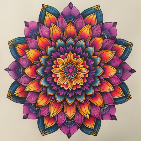Mandala. Ethnic decorative element. Hand drawn backdrop. Islam, Arabic, Indian, ottoman motifs.の素材