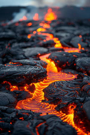 Kilauea Volcano, Hawaii Volcanoes National Park, USAの素材