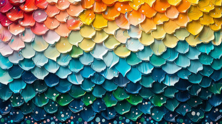 Colorful abstract background, close-up of a colorful background.の素材