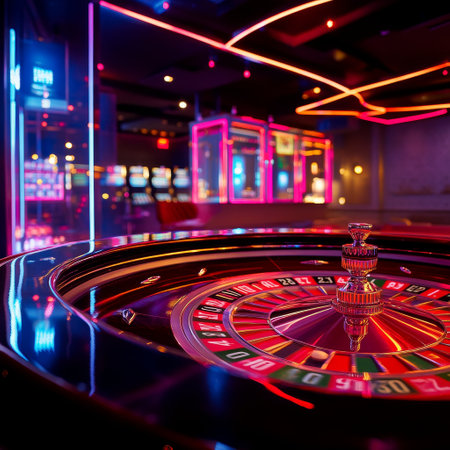 Roulette wheel in casino. Roulette is a classic roulette.の素材
