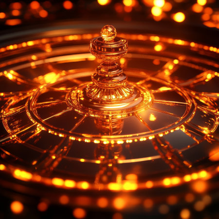 Abstract background of luminous circles. Glowing circles. 3d renderingの素材