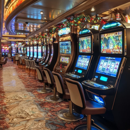 The interior of the Venetian hotel and casino in Las Vegas. The Venetian hotel and casino is one of the largest hotels in the worldの素材