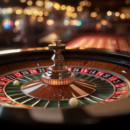 Casino roulette wheel in casino. Gambling games. 3d renderingの素材