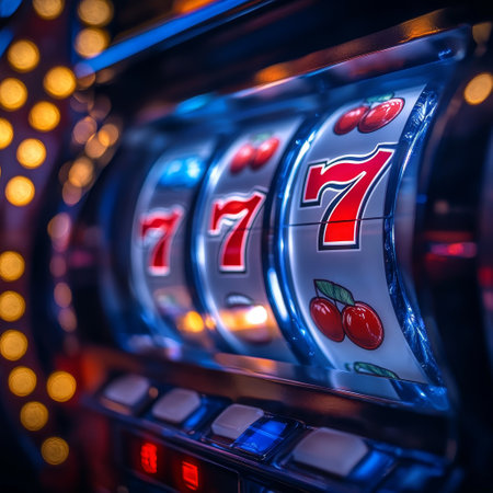 Slot machine wins the jackpot. The concept of success in the casino.の素材