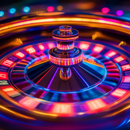 Roulette wheel in casino, close-up. 3d renderingの素材