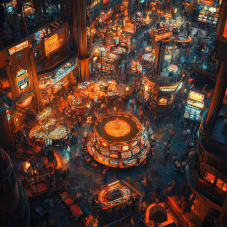 The Fremont Street Experience in Las Vegas, Nevadaの素材