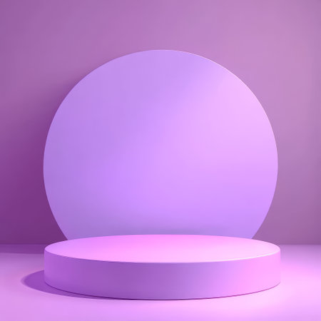Abstract minimal scene with geometrical forms. Pink background. 3d renderの素材