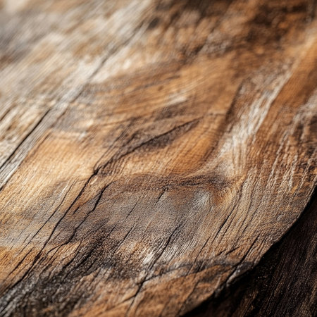 Old wooden background. Close-up image of a wooden texture.の素材