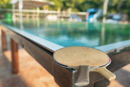 table tennis racketsの写真素材