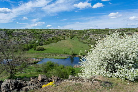 Aktove, springの写真素材