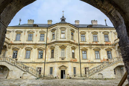 Pidhirtsi Castle is a residential castle-fortress located in the village of Pidhirtsi in Lviv region, Ukraine. Palace with bastion fortifications.のeditorial素材