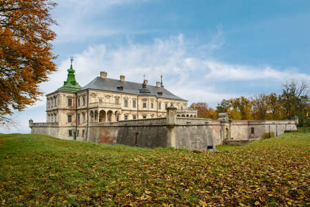 Pidhirtsi Castle is a residential castle-fortress located in the village of Pidhirtsi in Lviv region, Ukraine. Palace with bastion fortifications.のeditorial素材