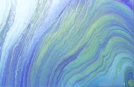 Abstract background with green and purple cellsの写真素材