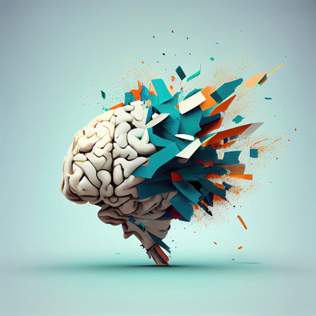 Brain exploding because of too many tasks  creativity concept made with generative AIの素材