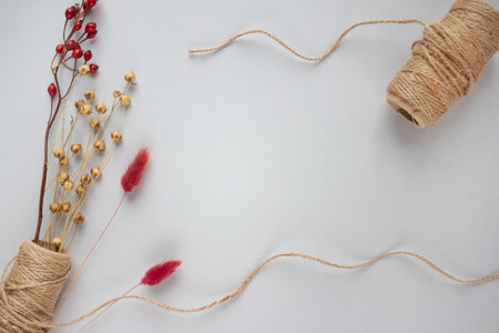 Linen or cannabis jute rolls for making natural body jute washclothes or washclothes for dishes, on...