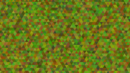Green bright colored abstract background in contemporary low poly style in resolution 16: 9のイラスト素材