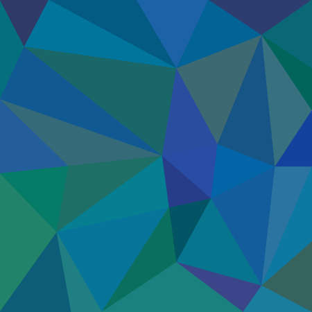 Blue bright colored abstract background in contemporary low poly styleの写真素材