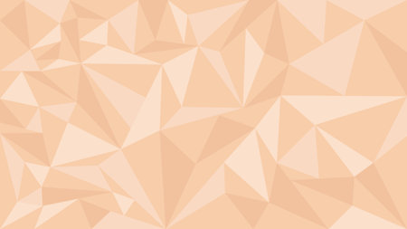 Low polygonal widescreen textured geometrical background colored in beigeのイラスト素材