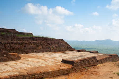 Ancient rock fortress and palaceの写真素材