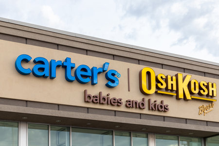 Ottawa, Canada - April 10, 2021: Carter's and Oshkosh store for babies and kidsのeditorial素材