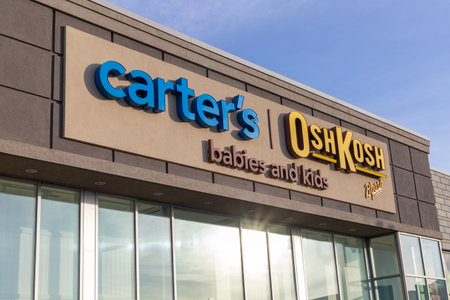 Ottawa, Canada - May 2, 2021: Carter's and Oshkosh store for babies and kidsのeditorial素材