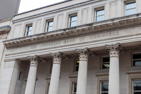 Canada, Ottawa - July 1, 2022: Canadian Bank of Commerce buildingのeditorial素材