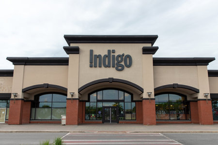 Kanata, Canada - June 2, 2024: Indigo book store building.のeditorial素材