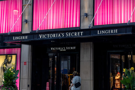 Montreal, Canada - August 2, 2025: Victoria's Secret lingerie store entrance in Montreal