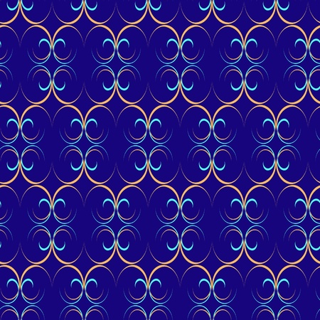 abstract pattern in blue and yellow tonesのイラスト素材