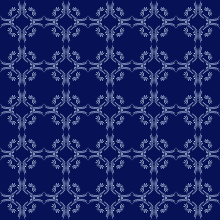 blue seamless patternのイラスト素材