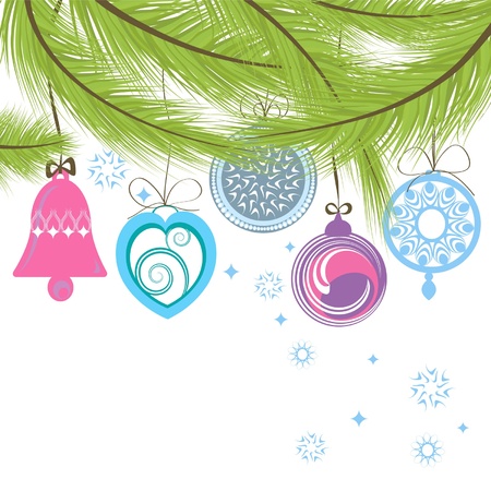 template of the Christmas cardのイラスト素材