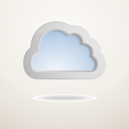 background with a cloudのイラスト素材