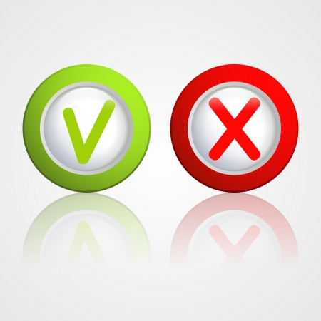 voting buttonsのイラスト素材