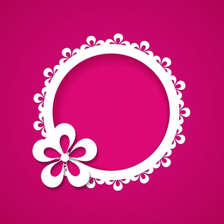pink frameのイラスト素材