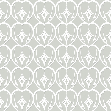 lacy seamless pattern with heartsのイラスト素材