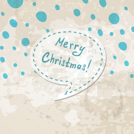 vintage Christmas cardのイラスト素材