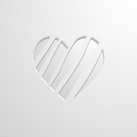 white background with a heartのイラスト素材
