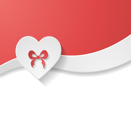 greeting card with a heartのイラスト素材