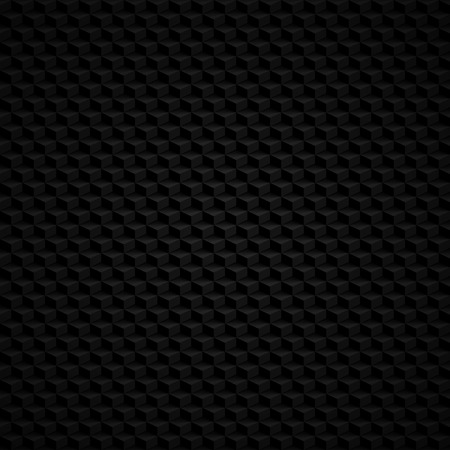 black 3d seamless pattern