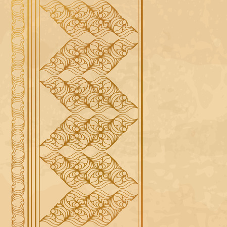vintage ornamental backgroundのイラスト素材