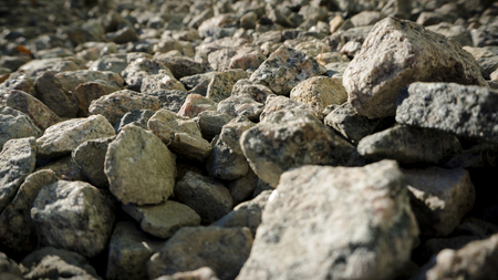 Crushed broken stone breakstone texture and backgroundの写真素材