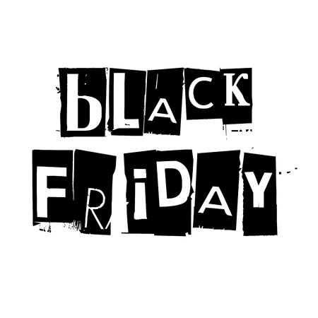 Black friday posterの写真素材