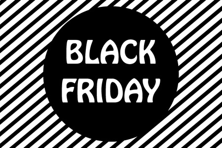 black friday sale promotion striped background illustration.の写真素材