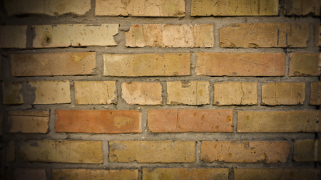 Block brick old gradient wall close-up texture.の写真素材