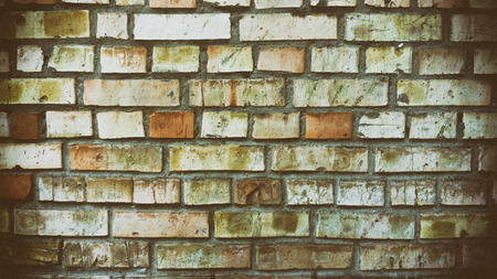 Block brick old gradient wall close-up texture.の写真素材