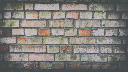 Block brick old gradient wall close-up texture.の写真素材