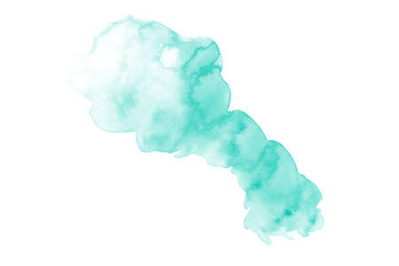 blue watercolor splash painted water color background.の写真素材